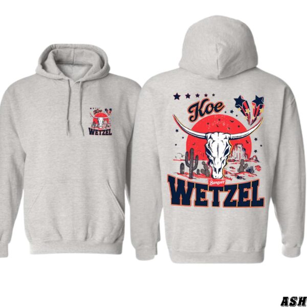 Kooe Wetzel Hoodie, Bold Western Skull Design, Country Music Fans, Casual Sweater, Street Life Style - Image 5