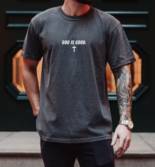 God Is Good T-Shirt, Christian T-Shirt, Trendy Shirt, Positive Shirt, Oversized Shirt, Oversized Tee, Street Life Style - Image 4