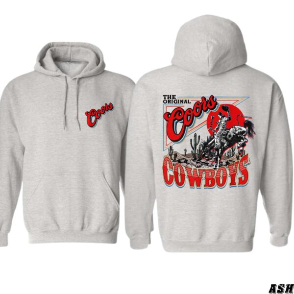 Coors Cowboys Hoodie, Original Western Rodeo Design, Perfect for Cowboy Fans, Ideal for Casual Wear, Street Life Style - Image 5
