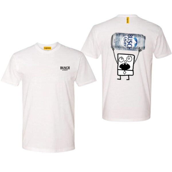 Beer Lover's TShirt, Quirky Busch Light Cartoon Graphic, Perfect for Casual Outings and Chill Vibes, Ideal for Comfort and Style, Soft and Trendy, Unisex TShirt for Men and Women , TShirt Design, Street Life Style