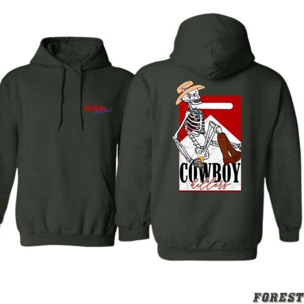 Marlboro Hoodie, Cowboy Killers Skeleton Design, Ideal for Casual Wear, Comfortable and Stylish, Gift for Men, Gift for Women, Gift for You , Hoodie Design - Image 5