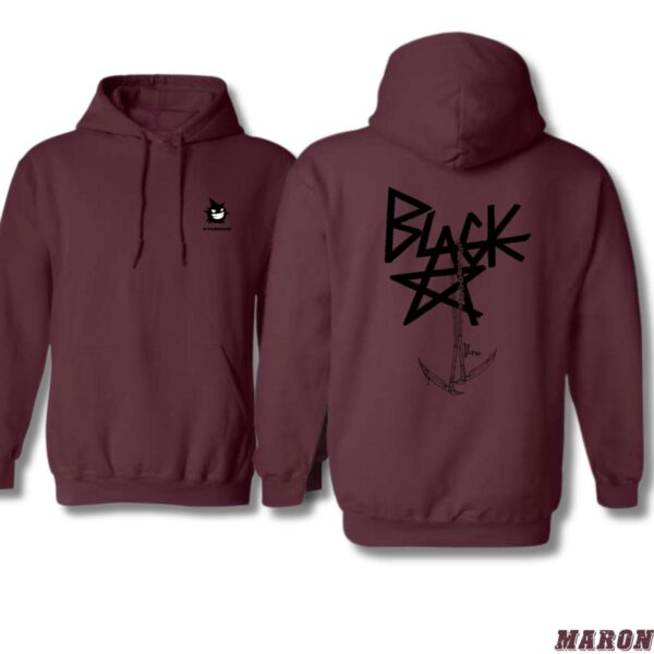 Hyakkimaru Hoodie, Black Star and Anchor Shirt, Trendy Hoodie for Men and Women , Hoodie Design - Image 4