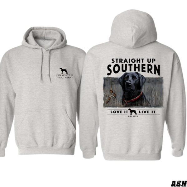 Straight Up Southern Hoodie, Charming Labrador Design, country boy clothing, hoodi,es for country girls Perfect for Dog Lovers, Ideal for Casual Wear, Comfortable and Stylish, Hoodie For Men, Hoodie For Women , Winter Fashion - Image 5