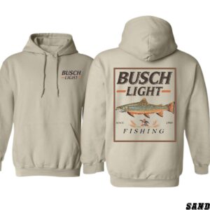 Busch Light Fishing Design, Outdoor Casual Hoodie, Classic and Sporty Style , Hoodie Style, Street Life Style