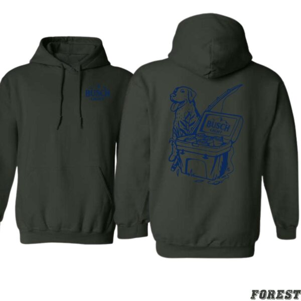 Busch Light Dog and Cooler Design, Outdoor Casual Hoodie, Playful and Adventurous Style, Hoodie Style, Menswear Sweaters, Street Life Style - Image 5