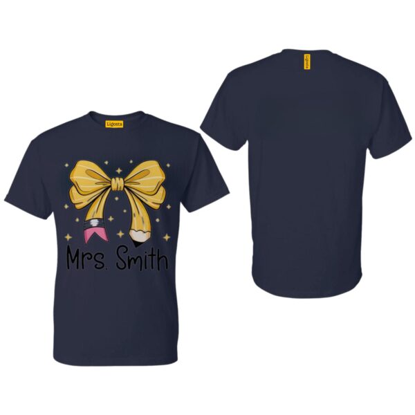 Mrs. Smith Shirt, Back to School Coquette, Pencil Coquette, Retro Teacher Shirt, Dream Team, Kindegarten Back to School, Pre-k 1st/2nd/3rd Grade Sublimation Designs - Image 3