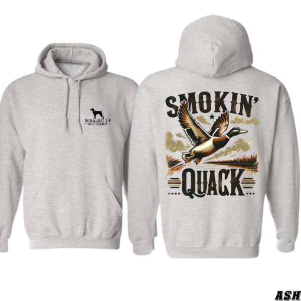 Smokin' Quack Hoodie, Stunning Duck Design, Perfect for Nature Lovers, Hoodies for Country Girls, Ideal for Outdoor Adventures - Image 5