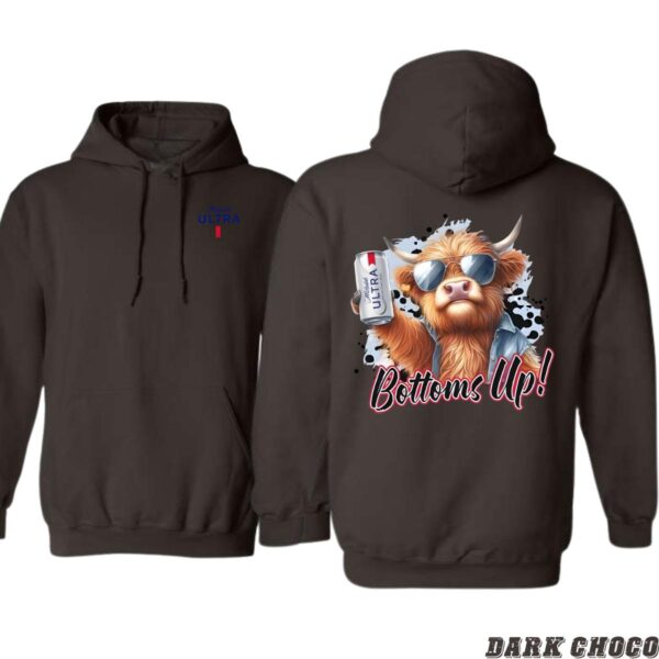 Michelob Ultra Bottoms Up Design, Casual Wear Hoodie, Fun and Festive Style , Hoodie Design - Image 7