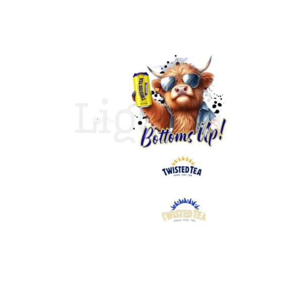 Bottoms Up Twisted Tea Shirt, Twisted Tea Shirt , Twisted Tea Cheers Shirt ,  Twisted Tea Party Shirt, Cool Cow Twisted Tea Shirt, Sip and Chill Twisted Tea Shirt, Natural Design - Image 6