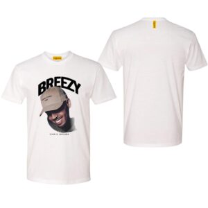 Breezy Chris Signature Graphic T-Shirt – Bold Streetwear for Fans, Breezy Style, Bold Streetwear, Music Fan Fashion, Signature Style