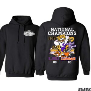 2019 National Champions LSU Tigers Hoodie, Celebrate Victory, Iconic Tiger Design, Perfect for College Football Fans, Menswear Sweaters
