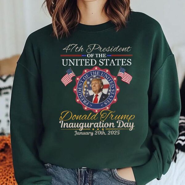 Truump Inauguration Day Shirt, Trummp Supporters Shirt, Xmas Graphic Tee - Image 6