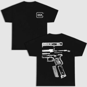 In Glock We TRust Double Side Multi Color Shirt, Menswear Top, Underwear Streetwear, Trend Top, StreetLife Style