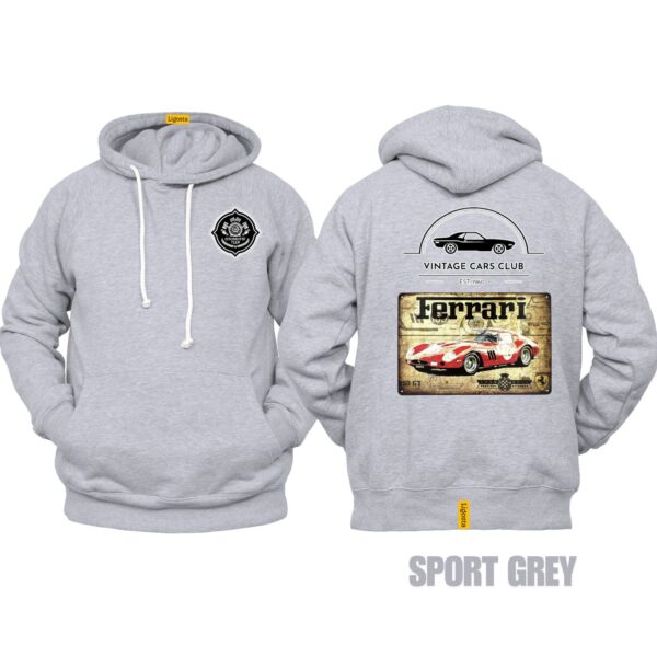 Ligosta Vintage, Cars Club Hoodie, Unisex Hoodie Featuring Ferrari 250 GTO Graphic, Perfect For Sports Car Enthusiasts 22 - Image 5