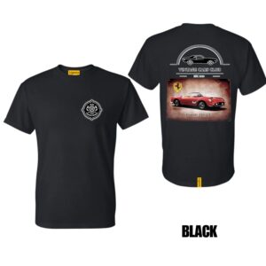 Ligosta Vintage, Cars Club Collection T-Shirt, Unisex T-Shirt Featuring Ferrari 250 GT California Spider Graphic, Sports Car Fans 06