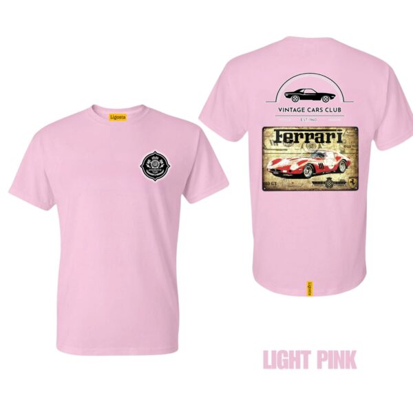 Ligosta Vintage, Cars Club T-Shirt, Unisex T-Shirt Featuring Ferrari 250 GTO Graphic, Perfect For Sports Car Enthusiasts 22 - Image 4