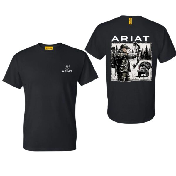 Ariat TShirt, Trump Turkey Hunting, Trump Bow Hunting Sublimation, Trump 2024, America Great Again