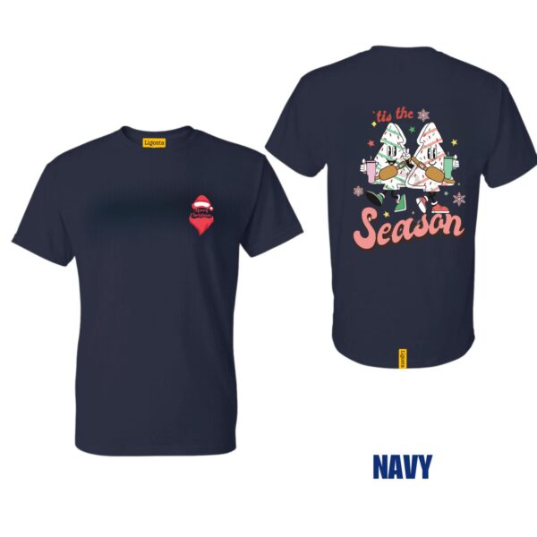 Ligosta Festive Cheers Collection T-Shirt, Unisex T-Shirt Featuring Holiday Drinks Design, Perfect For Party Lovers 09 - Image 2