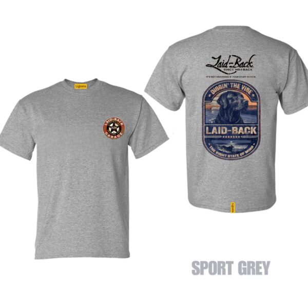Ligosta Vintage, Laid-Back T-Shirt, Unisex T-Shirt Featuring Diggin' The Vibe Dog Graphic, Perfect For Relaxed Style Fans 27 - Image 5
