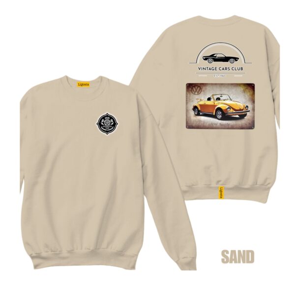 Ligosta Vintage, Cars Club Collection Sweatshirt, Unisex Sweatshirt Featuring VW Beetle Graphic, Perfect For Classic Car Lovers 09 - Image 6