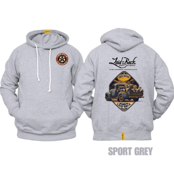Ligosta Vintage, Laid-Back Hoodie, Unisex Hoodie Featuring Chill Patrol Truck Graphic, Perfect For Retro Truck Fans 24 - Image 5