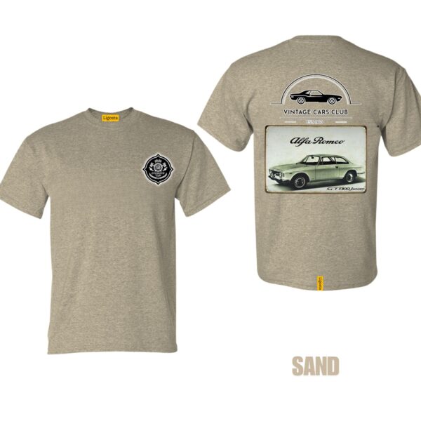 Ligosta Vintage, Cars Club T-Shirt, Unisex T-Shirt Featuring Alfa Romeo GT 1300 Graphic, Perfect For Classic Car Lovers 15 - Image 6