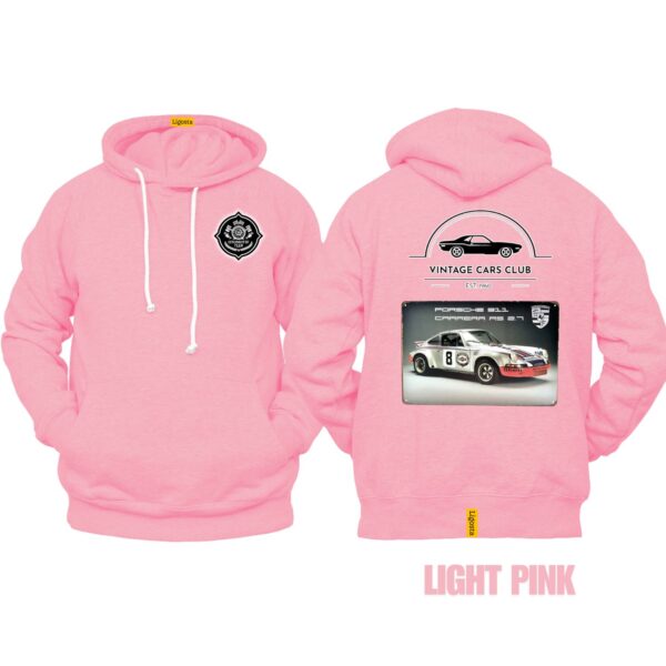 Ligosta Vintage, Cars Club Collection Hoodie, Unisex Hoodie Featuring Porsche 911 Carrera RS Graphic, Perfect For Racing Car Fans 08 - Image 4
