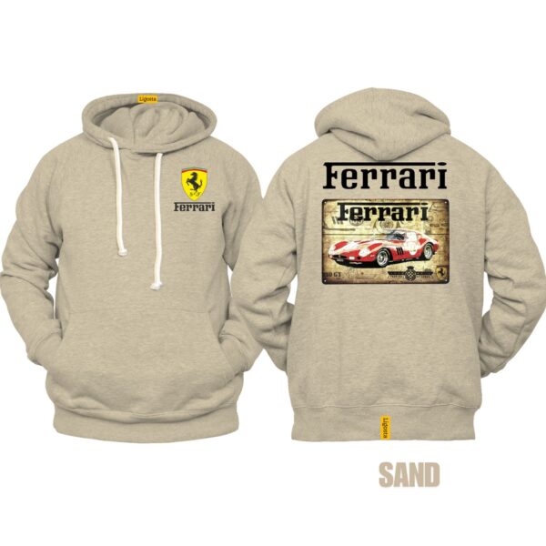 Ligosta Vintage, Cars Club Hoodie, Unisex Hoodie Featuring Ferrari 250 GTO Graphic, Perfect For Sports Car Fans 21 - Image 6