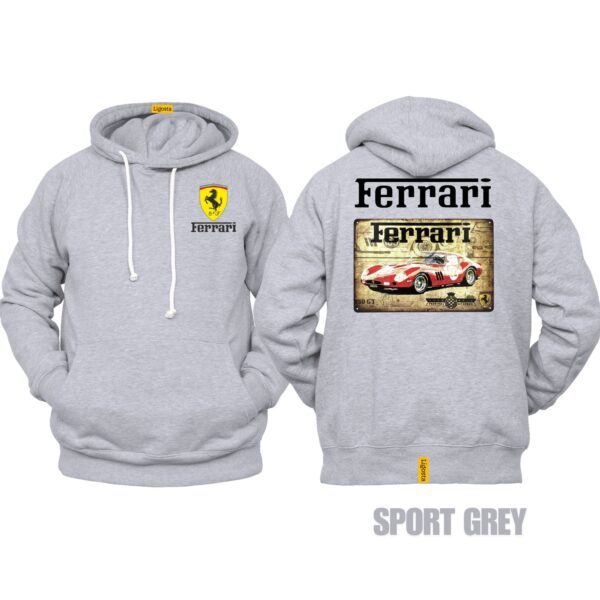 Ligosta Vintage, Cars Club Hoodie, Unisex Hoodie Featuring Ferrari 250 GTO Graphic, Perfect For Sports Car Fans 21 - Image 5