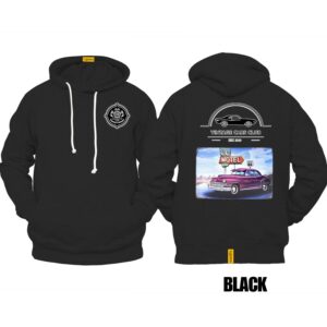 Ligosta Vintage, Cars Club Hoodie, Unisex Hoodie Featuring Route 66 Motel Graphic, Perfect For Retro Car Lovers 16