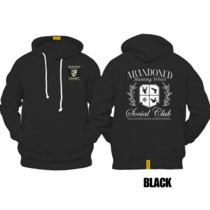Ligosta Vintage, Abandoned Hunting Wives Hoodie, Unisex Hoodie Featuring Social Club Graphic, Perfect For Hunting Season Fans 30