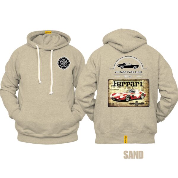 Ligosta Vintage, Cars Club Hoodie, Unisex Hoodie Featuring Ferrari 250 GTO Graphic, Perfect For Classic Car Fans 23 - Image 6