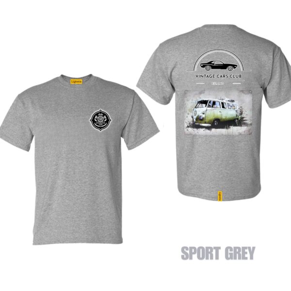 Ligosta Vintage, Cars Club T-Shirt, Unisex T-Shirt Featuring VW Green Camper Van Graphic, Perfect For Retro Van Enthusiasts 19 - Image 5