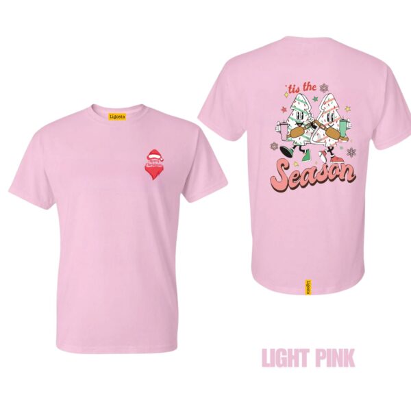 Ligosta Festive Cheers Collection T-Shirt, Unisex T-Shirt Featuring Holiday Drinks Design, Perfect For Party Lovers 09 - Image 4