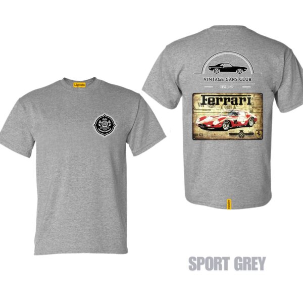 Ligosta Vintage, Cars Club T-Shirt, Unisex T-Shirt Featuring Ferrari 250 GTO Graphic, Perfect For Sports Car Enthusiasts 22 - Image 5