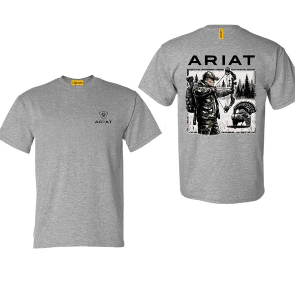 Ariat TShirt, Trump Turkey Hunting, Trump Bow Hunting Sublimation, Trump 2024, America Great Again - Image 3