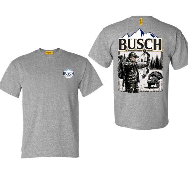 Busch Light TShirt, Trump Turkey Hunting, Trump Bow Hunting Sublimation, Trump 2024, America Great Again - Image 2