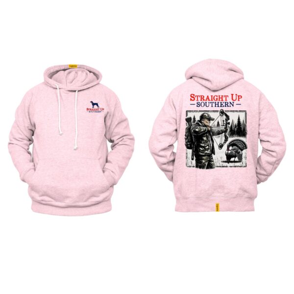Straight Up Southern Hoodie, Trump Turkey Hunting, Trump Bow Hunting Sublimation, Trump 2024, America Great Again - Image 4