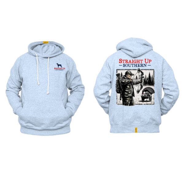 Straight Up Southern Hoodie, Trump Turkey Hunting, Trump Bow Hunting Sublimation, Trump 2024, America Great Again - Image 6