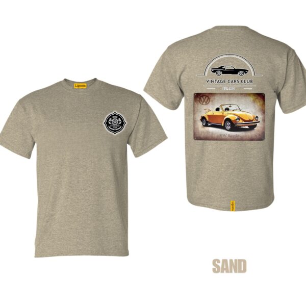 Ligosta Vintage, Cars Club Collection T-Shirt, Unisex T-Shirt Featuring VW Beetle Graphic, Perfect For Classic Car Lovers 09 - Image 6
