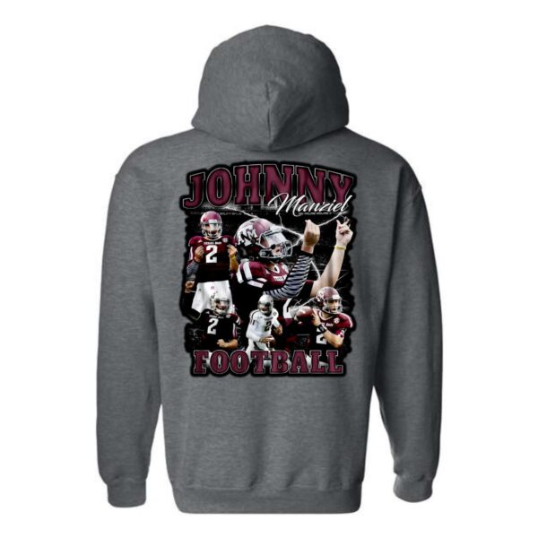 Johnny Manziel Football Hoodie, Dynamic Design Celebrating Johnny Football, Perfect for Sports Fans, Ideal for Casual Wear, Comfortable and Stylish, Hoodie For Men, Hoodie For Women , Hoodie Design - Image 9