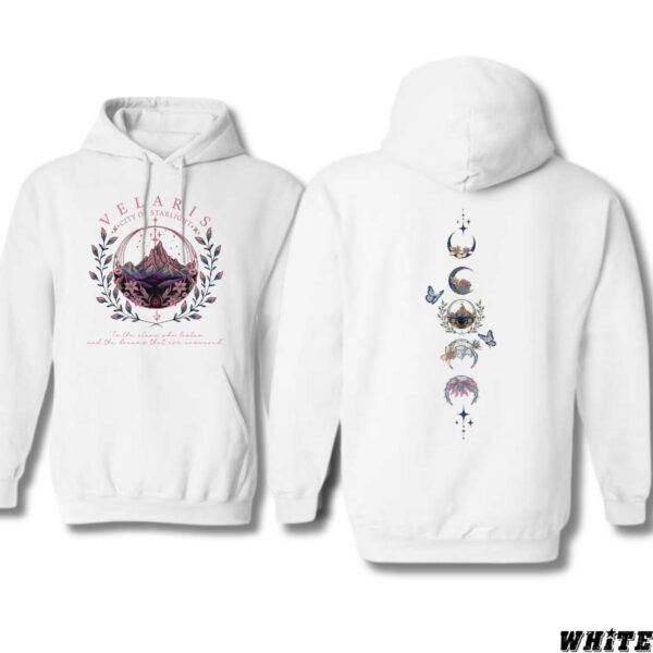 Velaris Hoodie, City of Starlight Design Shirt, Trendy Hoodie for Men and Women , Hoodie Design - Image 2