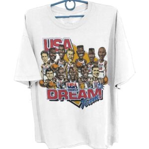 1992 Basketball Shirt, 90s Dream Team Usa Basketball Shirt,Graphic T-shirt ,Gift For Women, Gift For Men, Fall tee, Classic Cotton