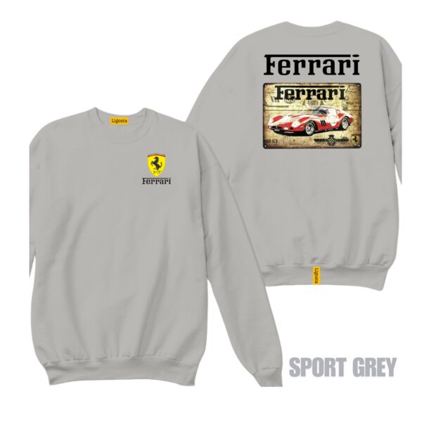 Ligosta Vintage, Cars Club Sweatshirt, Unisex Sweatshirt Featuring Ferrari 250 GTO Graphic, Perfect For Sports Car Fans 21 - Image 5