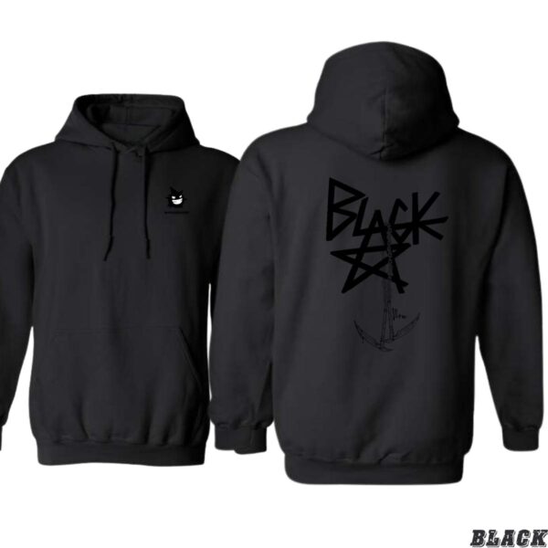 Hyakkimaru Hoodie, Black Star and Anchor Shirt, Trendy Hoodie for Men and Women , Hoodie Design - Image 8