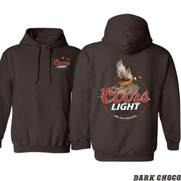 Coors Light Hoodie, Classic Pheasant Design, Perfect for Beer Lovers, Comfortable and Warm,  Menswear Unisex, Street Life Style - Image 5