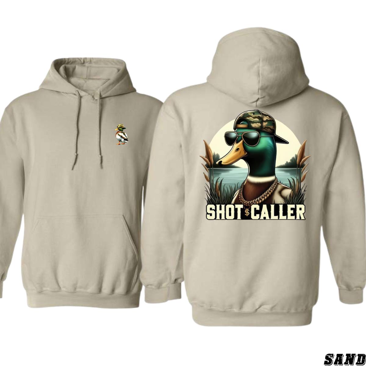 Shot Caller Hoodie, Cool Duck Design Shirt, Trendy Hoodie for Men and Women , Street Life Style, Street Life Style