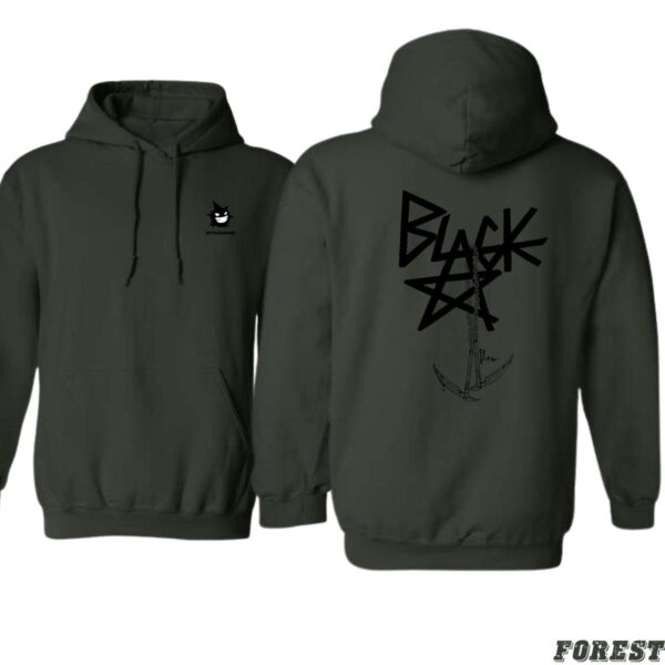 Hyakkimaru Hoodie, Black Star and Anchor Shirt, Trendy Hoodie for Men and Women , Hoodie Design - Image 5