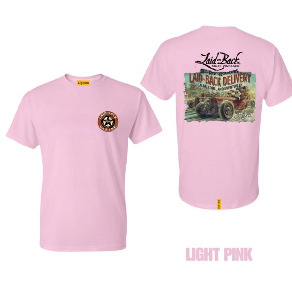 Ligosta Garage, Laid-Back Delivery Collection T-Shirt, Unisex T-Shirt Featuring Vintage Hot Rod Graphics, Perfect For Car Enthusiasts 001 - Image 4