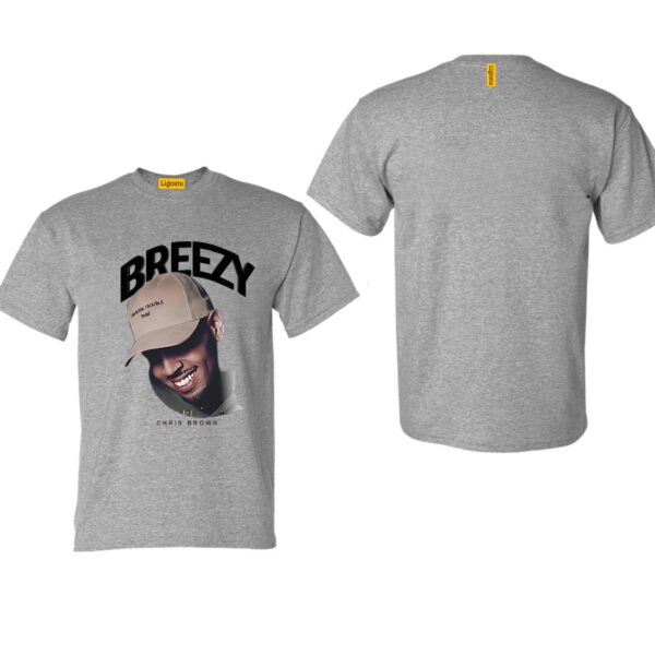Breezy Chris Signature Graphic T-Shirt - Bold Streetwear for Fans, Breezy Style, Bold Streetwear, Music Fan Fashion, Signature Style - Image 4